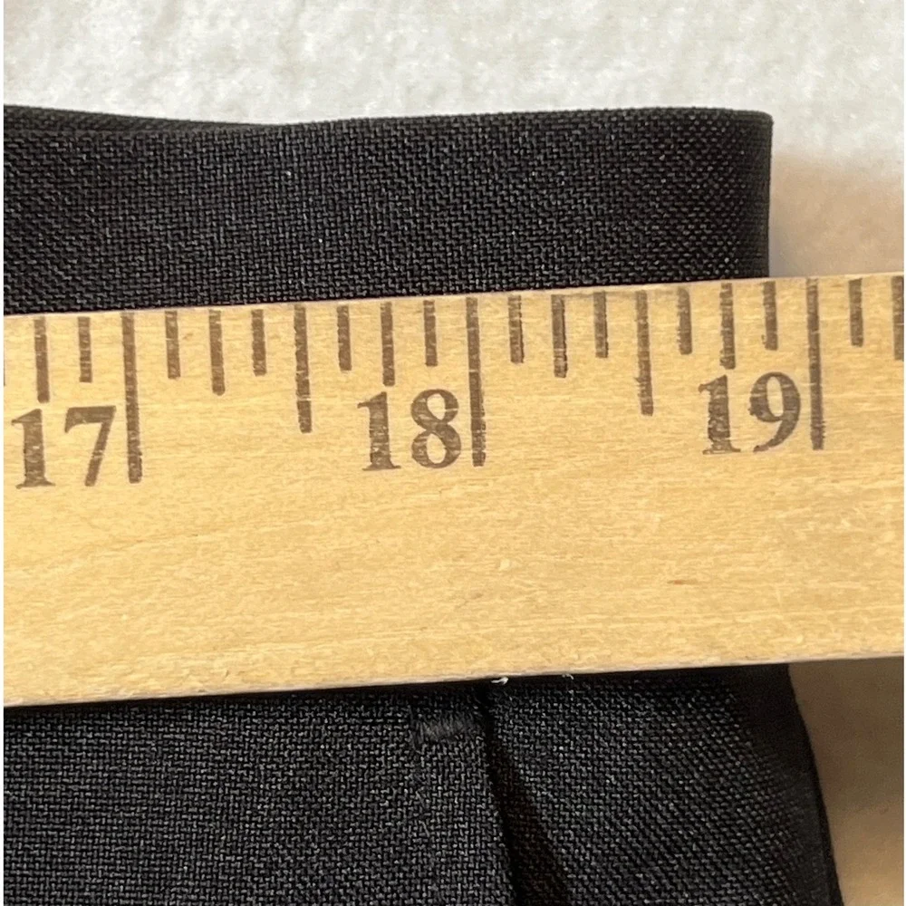 Alain Dupetit Black Suit Pants Mens 42R/36W Dress Slacks‎ Trousers - Picture 3 of 13